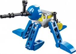 Set de construcție Qman robot pompom 3 în 1