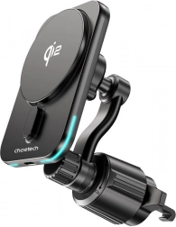 Încărcător auto fără fir CHOETECH MagLeap Qi2 15 W