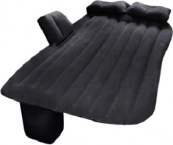 Saltea auto gonflabilă cu pompă electrică 130 × 80 cm – negru