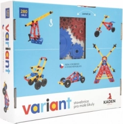 Set de construcție Variant din plastic, 280 piese, în cutie