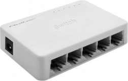 QOLTEC switch de rețea gigabit 5× RJ45, 1000 Mb/s, plug & play