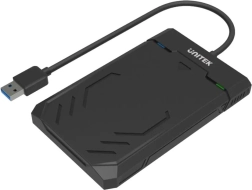 Unitek carcasă externă USB 3.0 din aluminiu pentru HDD/SSD SATA de 2,5" cu UASP