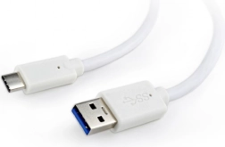 Cablu USB 3.0 C AM la CM 1m alb
