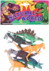 Dinozauri din plastic în săculeț – set 6 buc