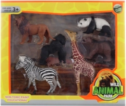 Set de animale sălbatice din plastic pentru copii