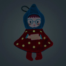 Decorațiune de pluș de Crăciun – Elfina roșie Lilli