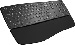 Tastatură ergonomicǎ wireless NATEC Porifera cu Bluetooth și 2,4 GHz