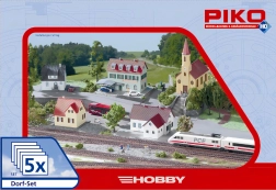 Set hobby Piko – construcții Sat, 5 piese