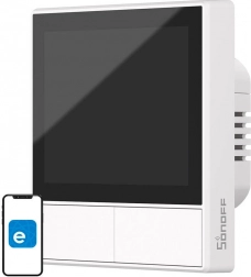 Întrerupător inteligent de perete SONOFF NSPanel – alb