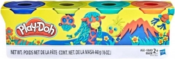Play-Doh 4 borcănele de plastilină – setul A – Wild
