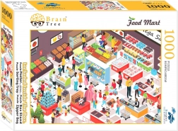 Puzzle BRAIN TREE Food Mart – autoservire, 1000 piese