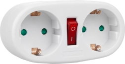 Adaptor dublu de priză tip F MCE338