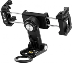 Telesin suport multifuncțional pentru telefon cu cold shoe și rotație la 360°