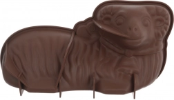 Formă din silicon pentru miel de Paște, portocalie SILLINIE