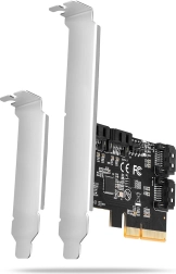 controler pcie cu 4× sata 6g, asmedia asm1164, plin și low-profile