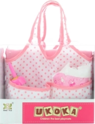 Geantă cu accesorii pentru păpușă