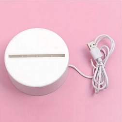 Lămpă LED de noapte inimă cu iluzie 3D pe USB