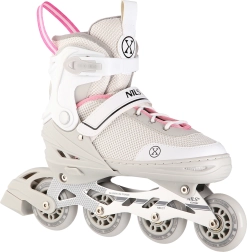 Patine 2în1 NILS Extreme NH18188A gri‑roz – M(34-38)