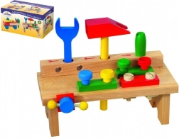 Detoa banc de lucru – masă de lucru din lemn cu unelte