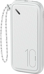 Baterie externă PB56 10000mAh 2xUSB albă