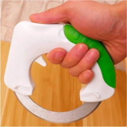 Cuțit rotund multifuncțional pentru pizza, carne și legume