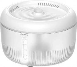 Fântână inteligentă pentru câini și pisici PETSUPER PW02 2,5 l albă