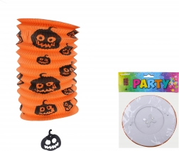 Lampion cilindru Dovleac 15 cm