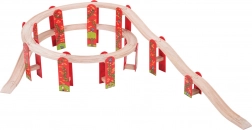 Bigjigs Rail set de căi ferate din lemn pe mai multe niveluri