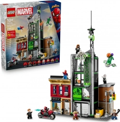 LEGO Marvel Spider-Man și Oscorp – scenă urbană cu minifigurine