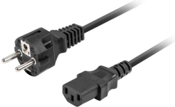 Cablu de alimentare CEE 7/7 la C13 1,8m negru