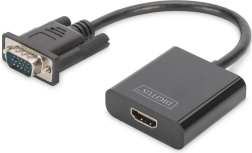 Convertor VGA la HDMI cu audio 1080p FHD