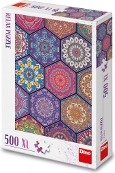 Puzzle de relaxare cu mandale 500 de piese XL
