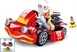 Sluban Town kart cu mecanism cu arc set de construcție (89 piese)