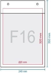Plic cu bule F16 240 × 350 mm AROFOL