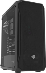 Carcasă pc fury shobo sh4f midi tower cu sticlă securizată, neagră