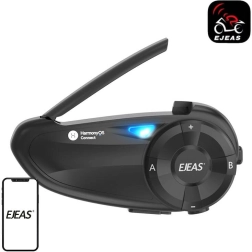 intercom moto EJEAS Q7 cu Bluetooth 5.1 și rază de 800 m