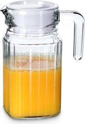 Carafă din sticlă cu capac 650 ml