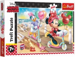 Puzzle 200 piese Minnie la plajă Disney Minnie