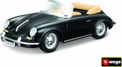 Bburago Porsche 356 B Cabriolet negru 1:24