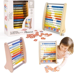 Abac clasic din lemn cu exerciții matematice