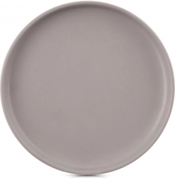 Farfurie de desert din ceramică gri Skandi 20,5 cm