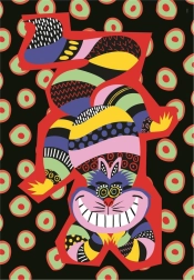 Puzzle 500 piese Calitate înaltă, Cheshire Cat din Alice