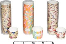 Coșulețe de patiserie colorate, rigide, 5 cm, 25 buc