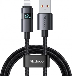 Cablu USB-A la Lightning Mcdodo cu afișaj LED