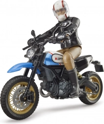 Bworld motocicletă Scrambler DUCATI Cafe Racer cu rider