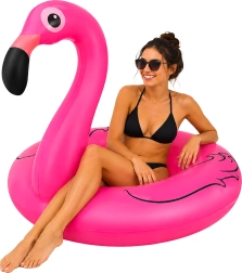 Colac gonflabil flamingo 102 cm Trizand
