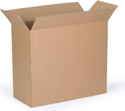 Cutie tip clapetă din carton 700 × 300 × 1220 mm, cu cinci straturi