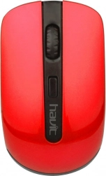 Mouse wireless Havit roșu și negru
