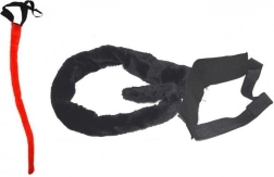 coadă de drac roșie 80 cm