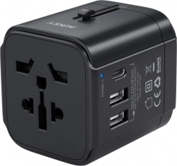 Adaptor universal de călătorie Aukey 7.8A cu 2xUSB A și 1xUSB C